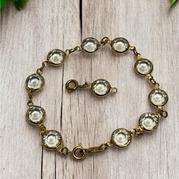 Swarovski Swan Crystal Bracelet 7-1/2”+1” - Picture 3 of 6